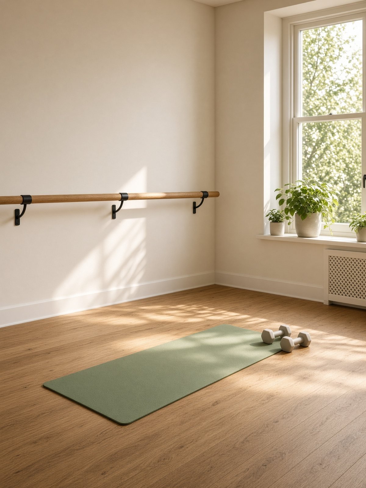 Movement corner of a physiotherapy studio